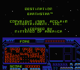 Destination Earthstar screenshot 3 for NES